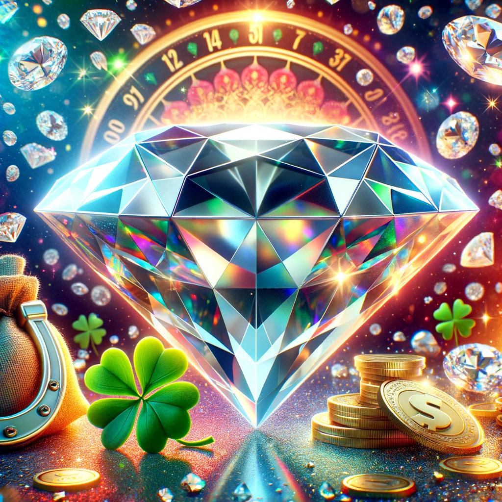 Diamond Strike Scratchcard: Oasis of Fortune 